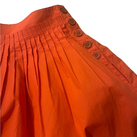 ULLA JOHNSON ALITA ORANGE SHORTS SIZE 8 - Picture 3 of 8